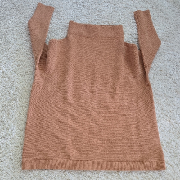 Free People Sweaters - Free People Warm Brown Turtleneck Sweater Oversized